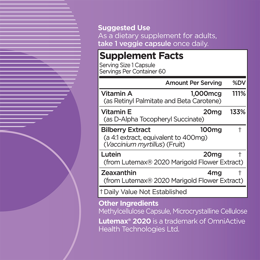 LUTEIN Bilberry Extract